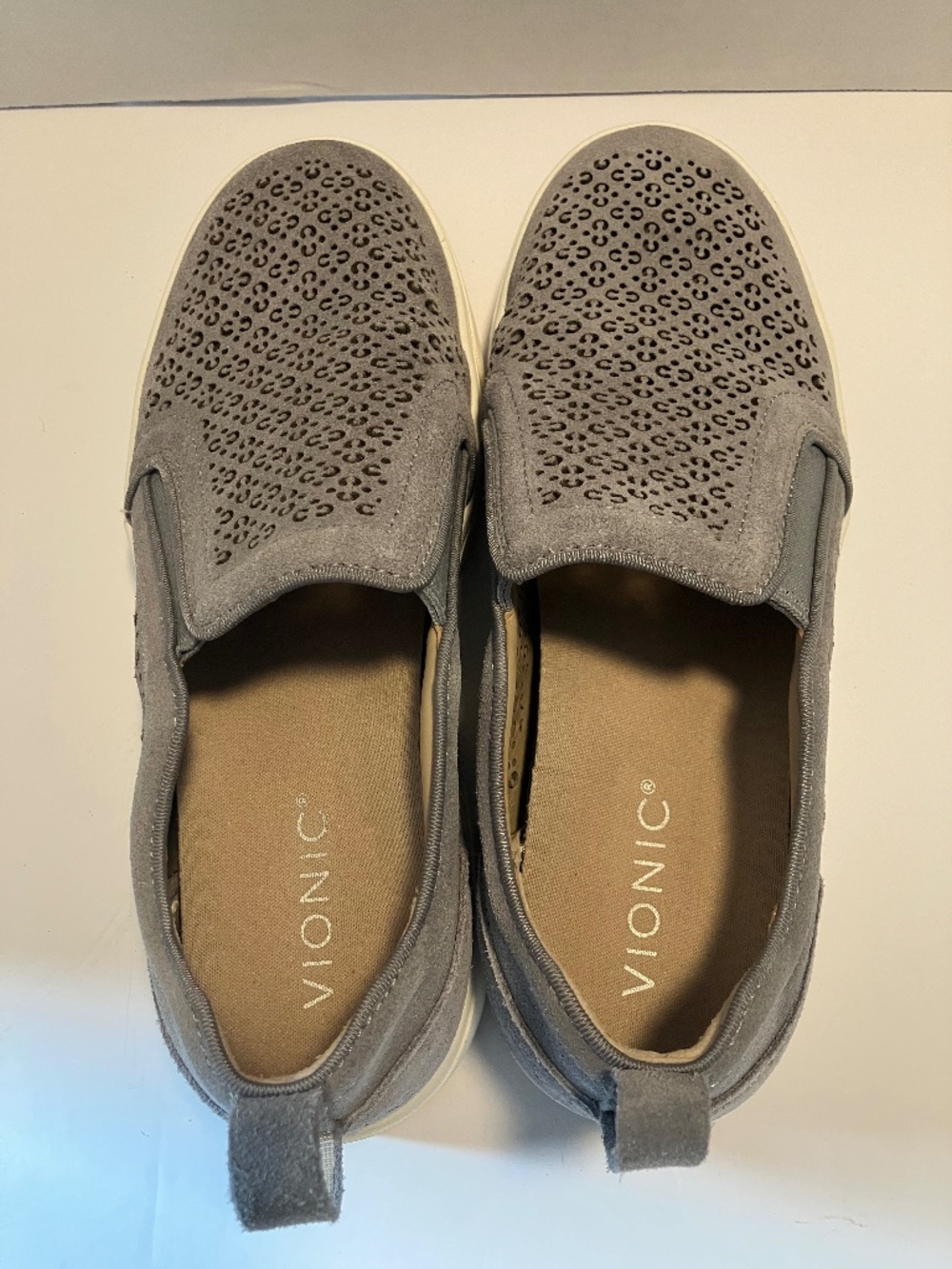 Vionic Gray Slip On Sneakers, 7.5